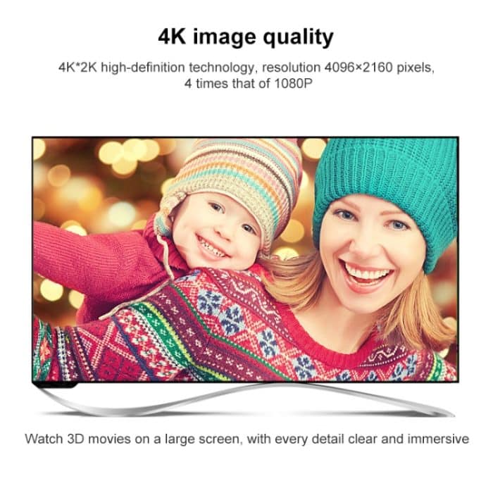 HDTV 2.0 auf HDTV 4K 60Hz HD-Videoübertragungssignalkabel, 0.3m, 0.5m, 1m – Bild 3