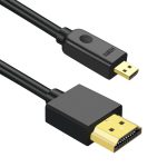 HDMI-zu-Micro-HDMI-4K-UHD-18-Gbit/s-Videoverbindungskabel, 0.3m, 0.5m, 1m