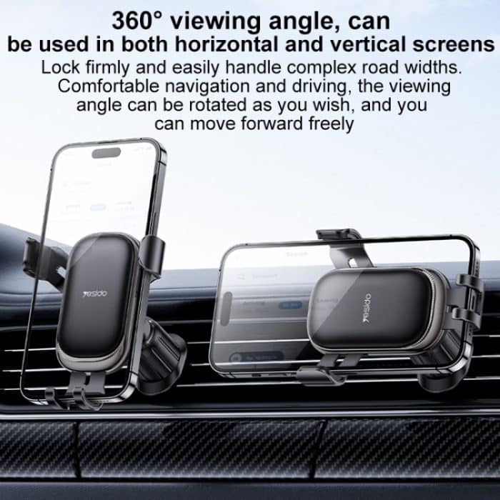 Yesido C247 Lüftungsgitter Schwerkraft Autohalterung – Bild 3