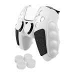 Splicing Color Silikon-Gamepad-Schutzhülle mit Kipphebeln, For Sony PS5