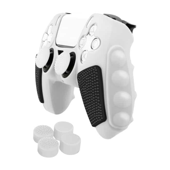 EDA006726501A.jpg Splicing Color Silikon-Gamepad-Schutzhülle mit Kipphebeln, For Sony PS5 – Bild 1