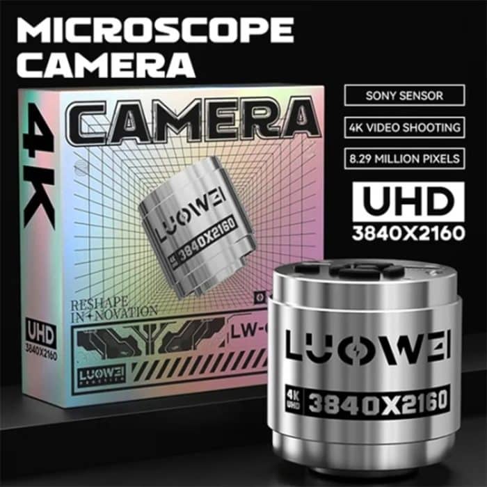 Luowei LW-GK40 UHD 4K Mikroskopkamera mit 5-fachem Digitalzoom / benutzerdefiniertem Speicher – Bild 7