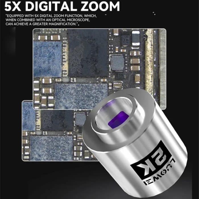 Luowei LW-GK20 UHD 1080P / 2K Mikroskopkamera mit 5-fachem Digitalzoom und benutzerdefiniertem Speicher – Bild 6
