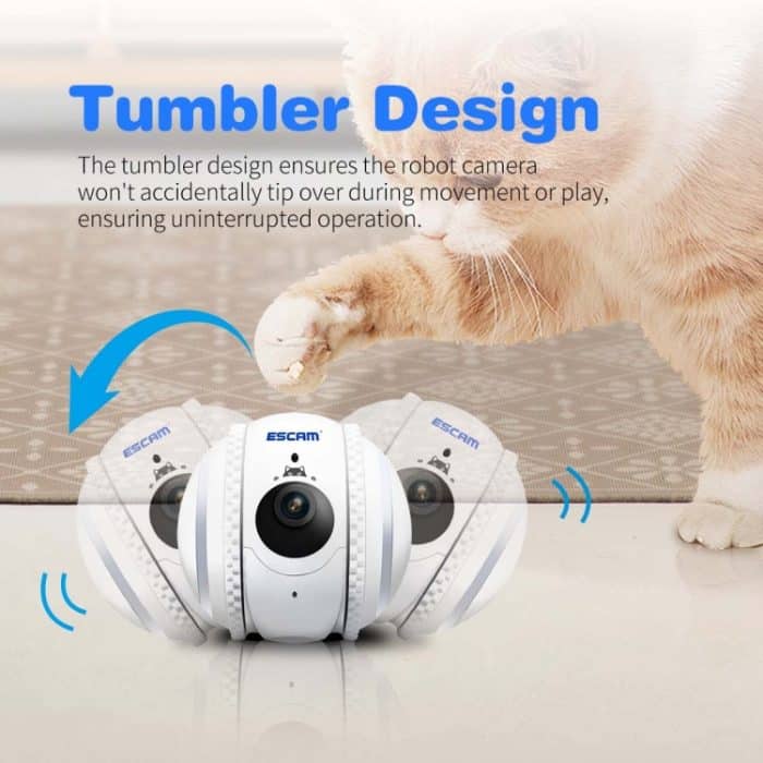 ESCAM QF011 2MP Smart Pet Robot Kamera mit Nachtsicht und APP-Fernbedienung, QF011 – Bild 11