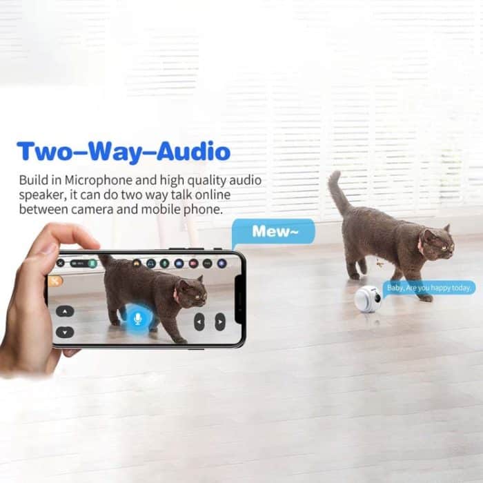ESCAM QF011 2MP Smart Pet Robot Kamera mit Nachtsicht und APP-Fernbedienung, QF011 – Bild 10