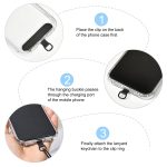 Handy Anti-verloren schillernde Crossbody bunte lange Perlenkette – Bild 6