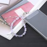 Handy Anti-Verlust-Kette mit kurzen Perlen in schillernder Farbe und Stern – Bild 4