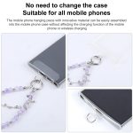 Handy Anti-Verlust-Kette mit kurzen Perlen in schillernder Farbe und Stern – Bild 5