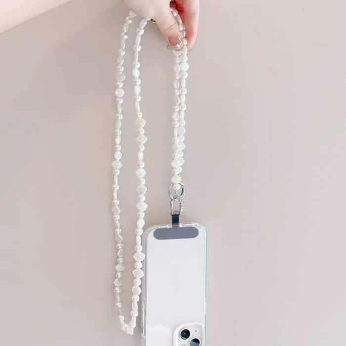 Muschelperlen-Langkettentelefon-Anti-Verlust-Umhängeband zum Umhängen, Shell – Bild 6