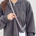 Farbverlaufsperlen, lange Kette, rund, Anti-Verlust-Seil – Bild 5