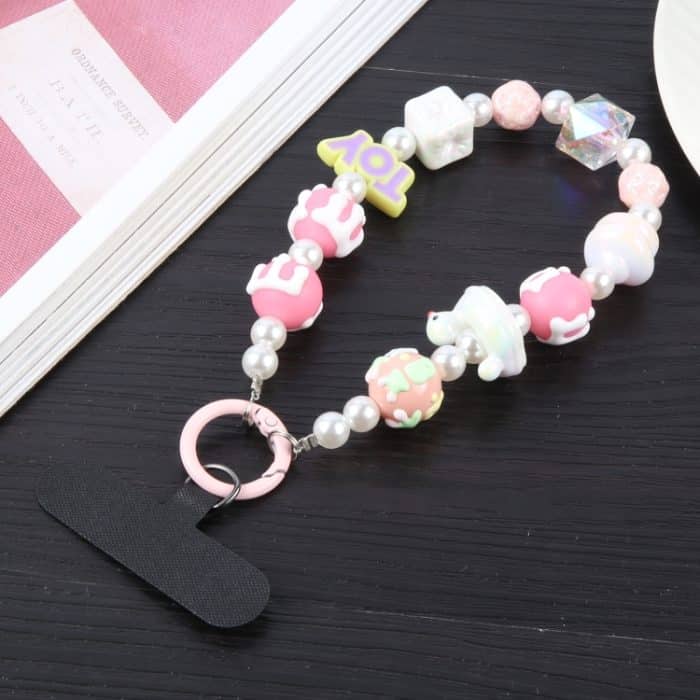 EDA006866801A.jpg Anti-Verlust-Schlüsselband mit Perlenkette und fliegendem Vogel, Flying Bird Beads – Bild 1