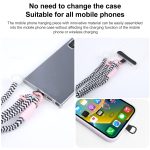 Anti-Verlust-Handy-Lanyard aus Nylon mit großen Perlen – Bild 3