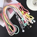 Anti-Verlust-Handy-Lanyard aus Nylon mit großen Perlen – Bild 7