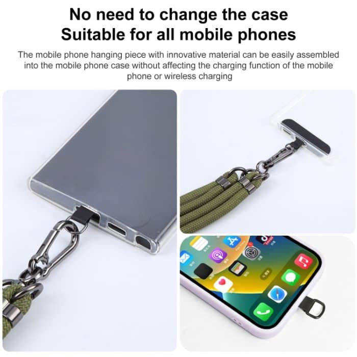 Einfarbiges, verstellbares, langes Anti-Verlust-Lanyard für Mobiltelefone – Bild 3