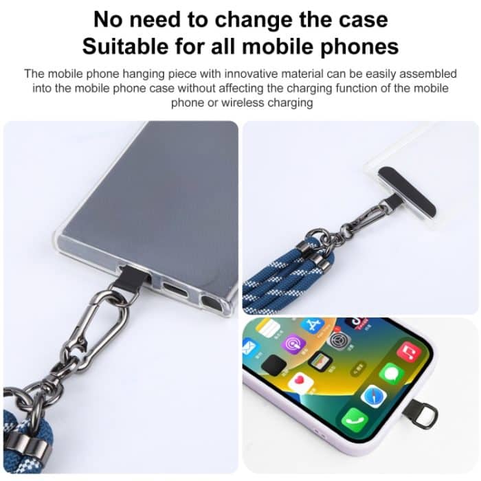 Verstellbares, langes Anti-Verlust-Lanyard für Mobiltelefone in Köperbindung – Bild 3