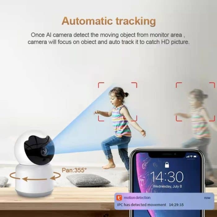 YT51 1920x1080 Home Baby Wireless Kamera, ohne Temperatur- und Feuchtigkeitssensor, EU Plug, without Temperature, UK Plug, without Temperature, AU Plug, without Temperature – Bild 6