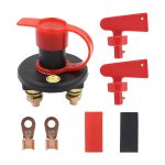 Auto-/Bootsbatterie-Ausschalter mit 100A-Anschluss, Black Red