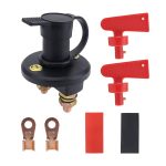 Auto-/Bootsbatterie-Ausschalter mit 100A-Anschluss, Black