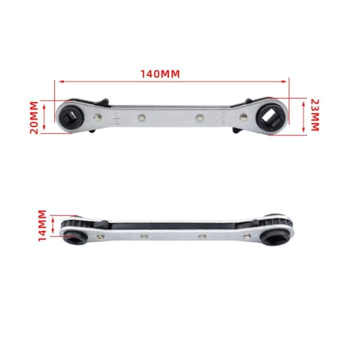 23-teiliges Ventileinsatz-Entfernerset für Klimaanlagen mit Schraubenschlüssel, 23pcs / Set – Bild 5