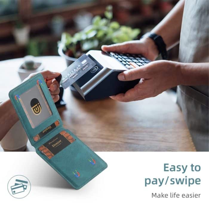 Denior V11 VV MagSafe magnetische PU-Kartenhülle für Telefon – Bild 6