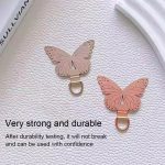 Befestigungsdichtung für Handy-Lanyard aus Metall mit Schmetterlingsmotiv – Bild 3