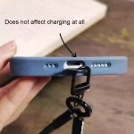 Befestigungsdichtung für Handy-Lanyard aus Metall mit Schmetterlingsmotiv – Bild 6