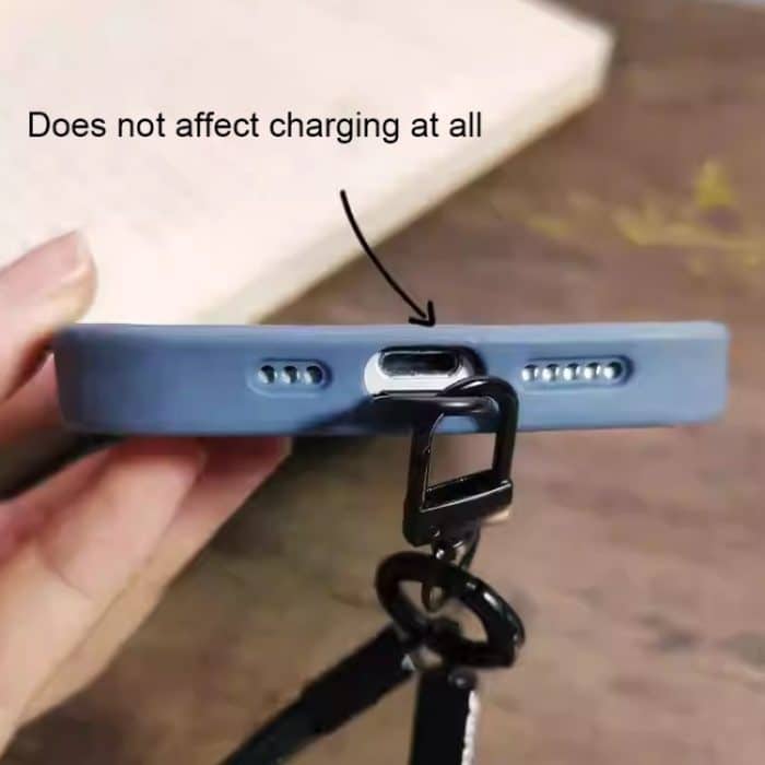 Befestigungsdichtung für Handy-Lanyard aus Metall mit Schmetterlingsmotiv – Bild 6