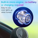 3R-2255 Auto Lenkrad Booster Ball Auto Lenkrad Drehhilfe mit Licht, 3R-2255 – Bild 6