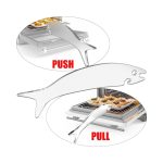 Push-Pull-Backofengestell aus Acryl in Fischform, Push-Pull-Werkzeug zum Backen – Bild 5
