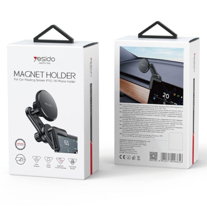 Yesido C213 Auto-Schwimm-Bildschirm-Clip-on MagSafe magnetischer Telefonhalter, C213 – Bild 11