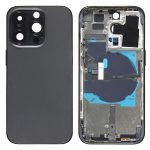 Für iPhone 14 Pro Akku-Rückabdeckung mit Strom- + Lautstärke-Flexkabel + kabellosem Lademodul, China Version, CE EU Version, US Version