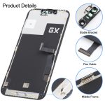 GX OLED-LCD-Bildschirm mit vollständiger Digitizer-Baugruppe, For iPhone 13 Pro Hard, For iPhone 14 Hard, For iPhone 14 Plus Soft, For iPhone 14 Pro Hard – Bild 3