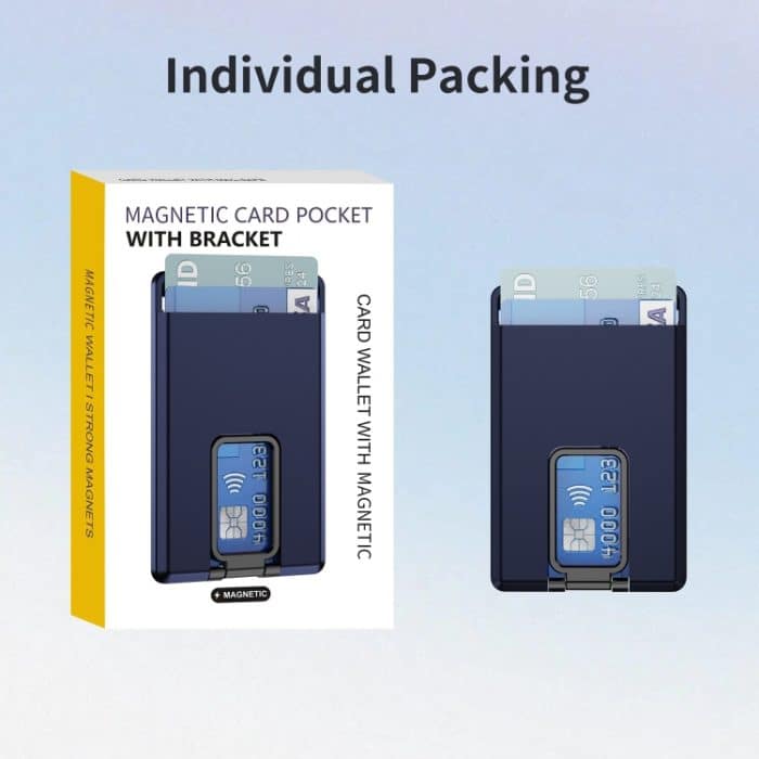 Skin Feel MagSafe magnetische Telefonkartenhülle mit Halterung – Bild 6