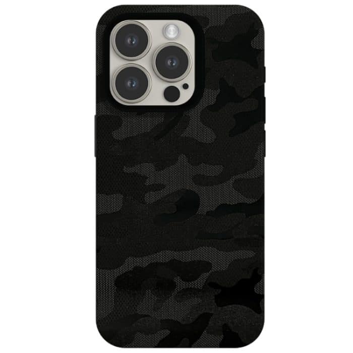 Camouflage Ice Feel Texture PU Hybrid PC Handyhülle, For iPhone 14 Pro, For iPhone 14 Pro Max – Bild 1