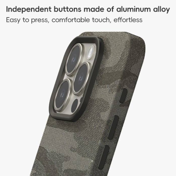 Camouflage Ice Feel Texture PU Hybrid PC Handyhülle, For iPhone 13, For iPhone 12 – Bild 7