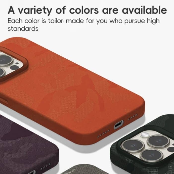 Camouflage Ice Feel Texture PU Hybrid PC Handyhülle, For iPhone 14 Pro, For iPhone 14 Pro Max – Bild 9