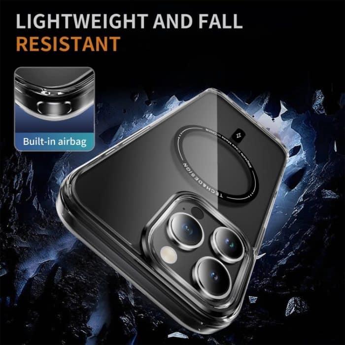 Airbag Magsafe PC Hybrid TPU-Telefonhülle, For iPhone 16 Pro Max, For iPhone 16 Pro, For iPhone 16 Plus, For iPhone 16 – Bild 5