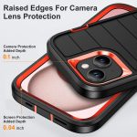 Defender Gen2 Robuste PC + Silikon-Telefonhülle mit Halterung, For iPhone 15, For iPhone 14 Plus, For iPhone 14 – Bild 5