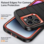 Defender Gen2 Robuste PC + Silikon-Telefonhülle mit Halterung, For iPhone 14 Pro, For iPhone 14 Pro Max, For iPhone 13 Pro Max – Bild 5