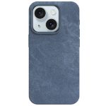 Skin Feel Denim Leder MagSafe Telefonhülle, For iPhone 15, For iPhone 14 – Bild 7