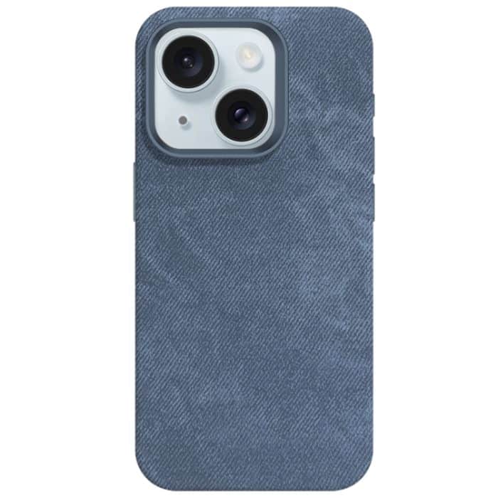 Skin Feel Denim Leder MagSafe Telefonhülle, For iPhone 15, For iPhone 14 – Bild 7