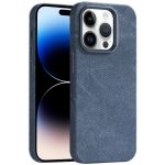 Skin Feel Denim Leder MagSafe Telefonhülle, For iPhone 14 Pro, For iPhone 14 Pro Max