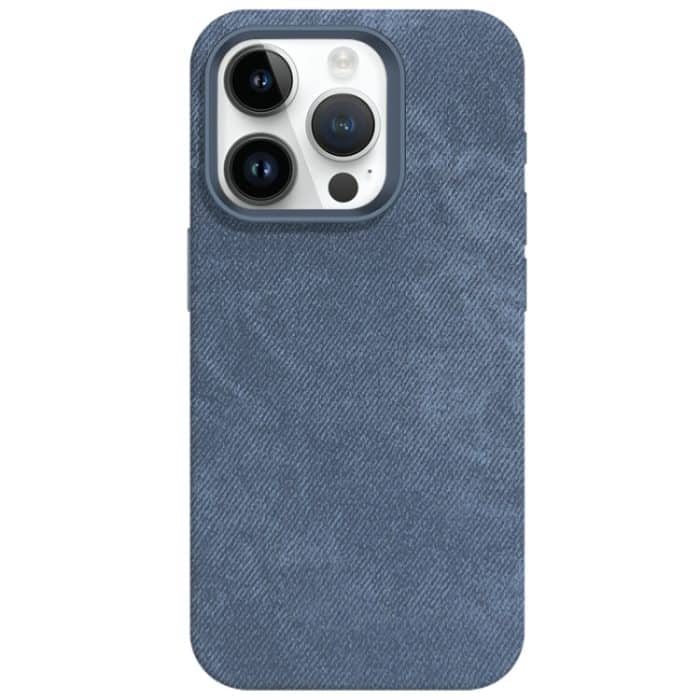 Skin Feel Denim Leder MagSafe Telefonhülle, For iPhone 14 Pro, For iPhone 14 Pro Max – Bild 7