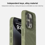 Skin Feel Denim Leder MagSafe Telefonhülle, For iPhone 15 Pro Max, For iPhone 15 Pro – Bild 2
