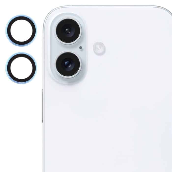 Rückseitige Kameraabdeckung aus gehärtetem Glas, For iPhone 16 / 16 Plus – Bild 1