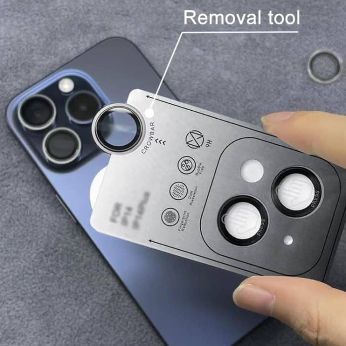 Rückseitige Kameraabdeckung aus gehärtetem Glas, For iPhone 16 / 16 Plus – Bild 3