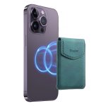Denior V12 MagSafe magnetische PU-Kartenhülle für Telefon