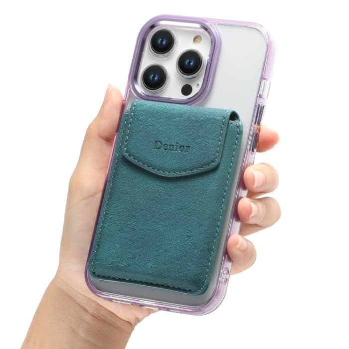 Denior V12 MagSafe magnetische PU-Kartenhülle für Telefon – Bild 4