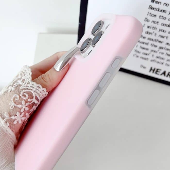 PC Hybrid Flüssigsilikon Jelly Handyhülle, For iPhone 15 Plus, For iPhone 15, For iPhone 14 Plus – Bild 6