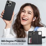 LC.IMEEKE L2-Serie Abnehmbare Magsafe PU-Telefonhülle mit Umhängeband, For iPhone 13 Pro Max, For iPhone 13 Pro, For iPhone 13, For iPhone 12 / 12 Pro – Bild 5